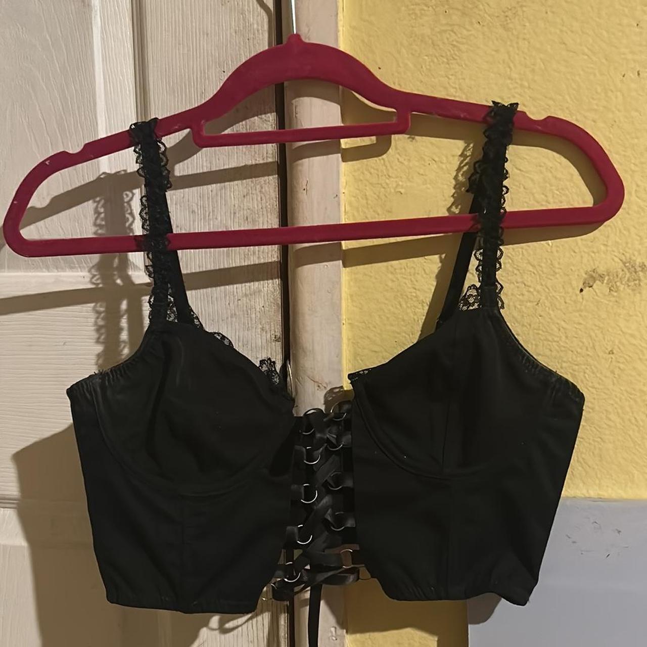 Dolls Kill Lace Bralette Matching skirt available - Depop