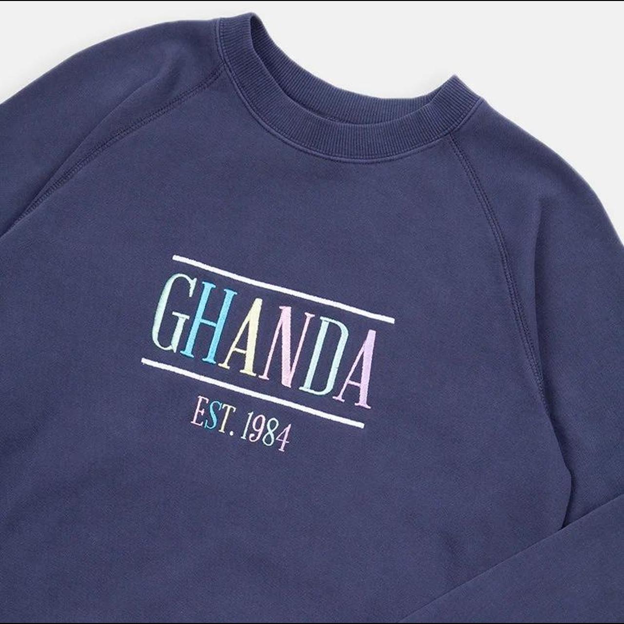 ghanda navy blue jumper super comfy, used to love... Depop