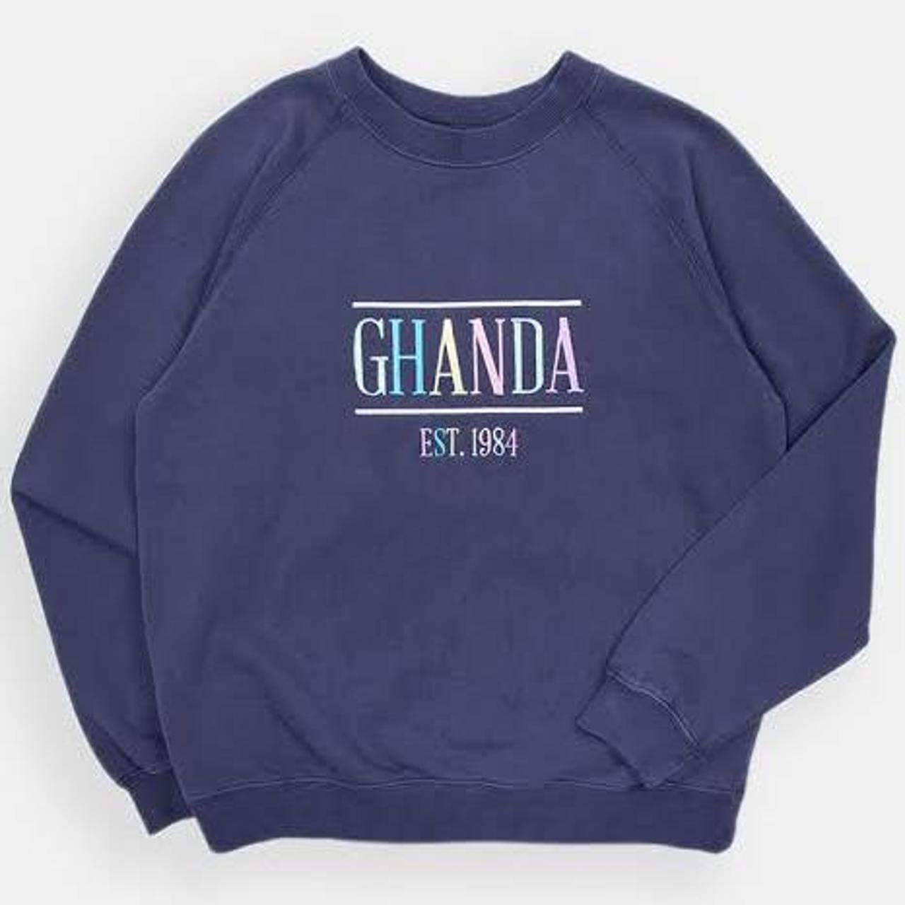 ghanda navy blue jumper super comfy, used to love... Depop