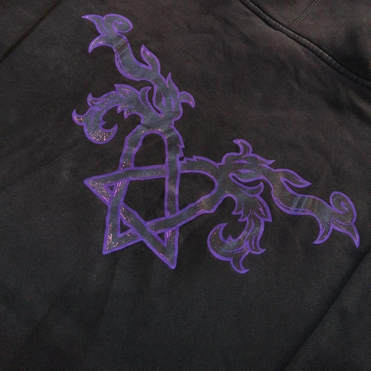 BAM Men's Black and Pink Hoodie (6)