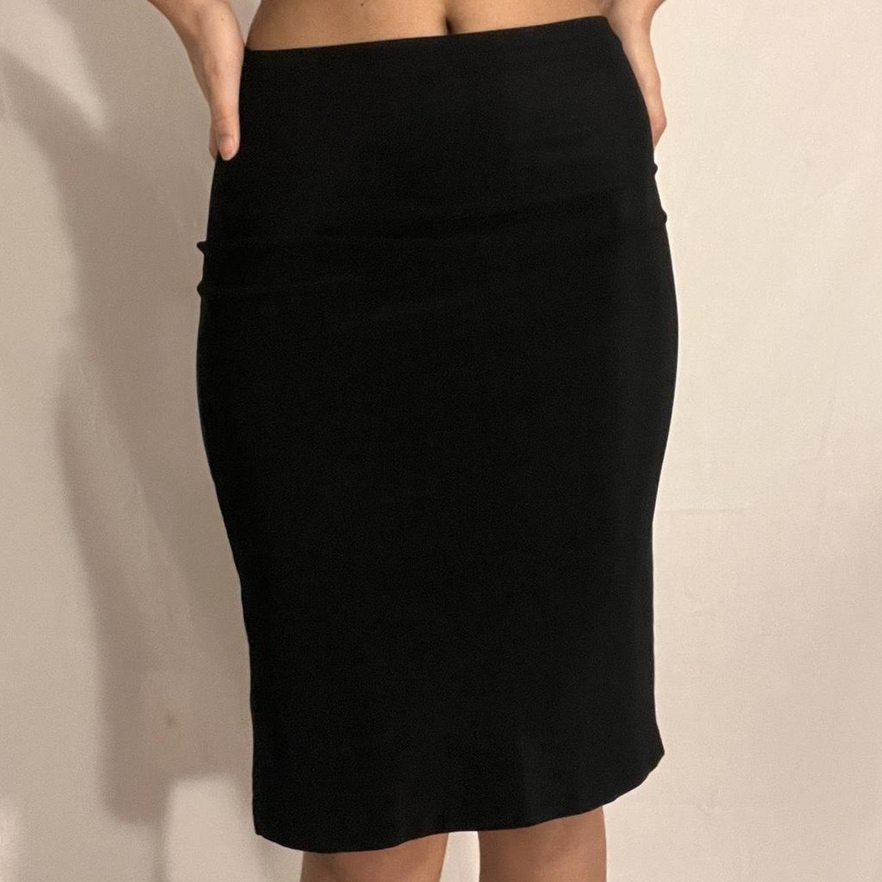 Long black clearance pencil skirt 90s