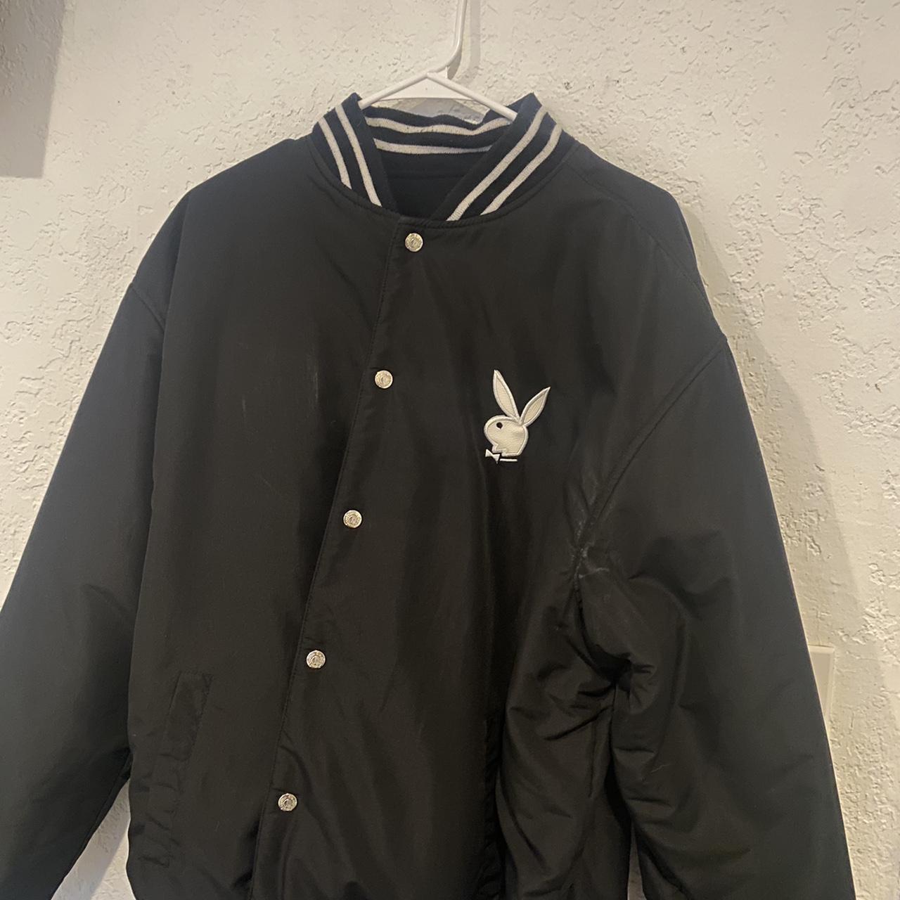 Playboy Men's Black Jacket Depop