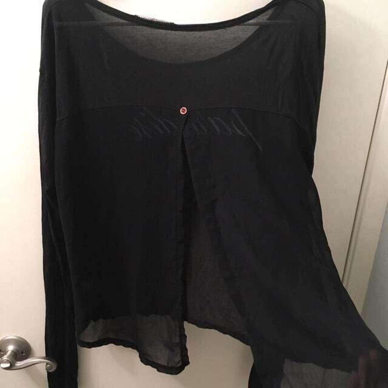 Brandy Melville Women's Black and White Top | Depop