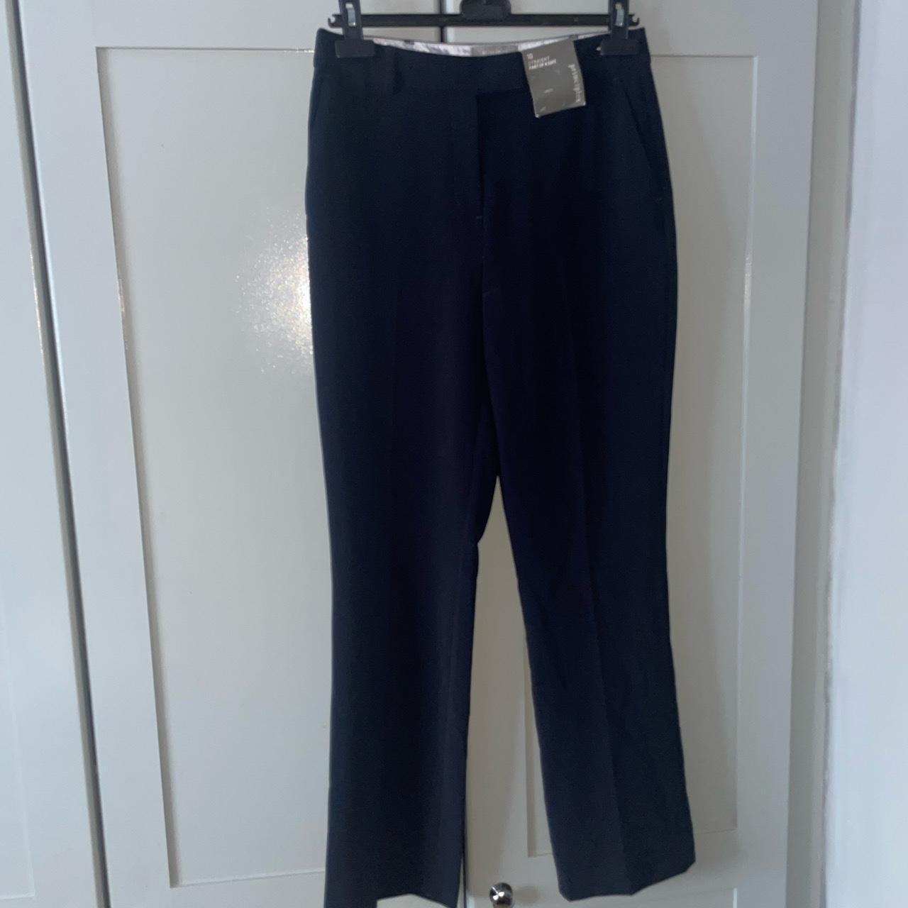 Principles Women's Navy and Blue Trousers | Depop