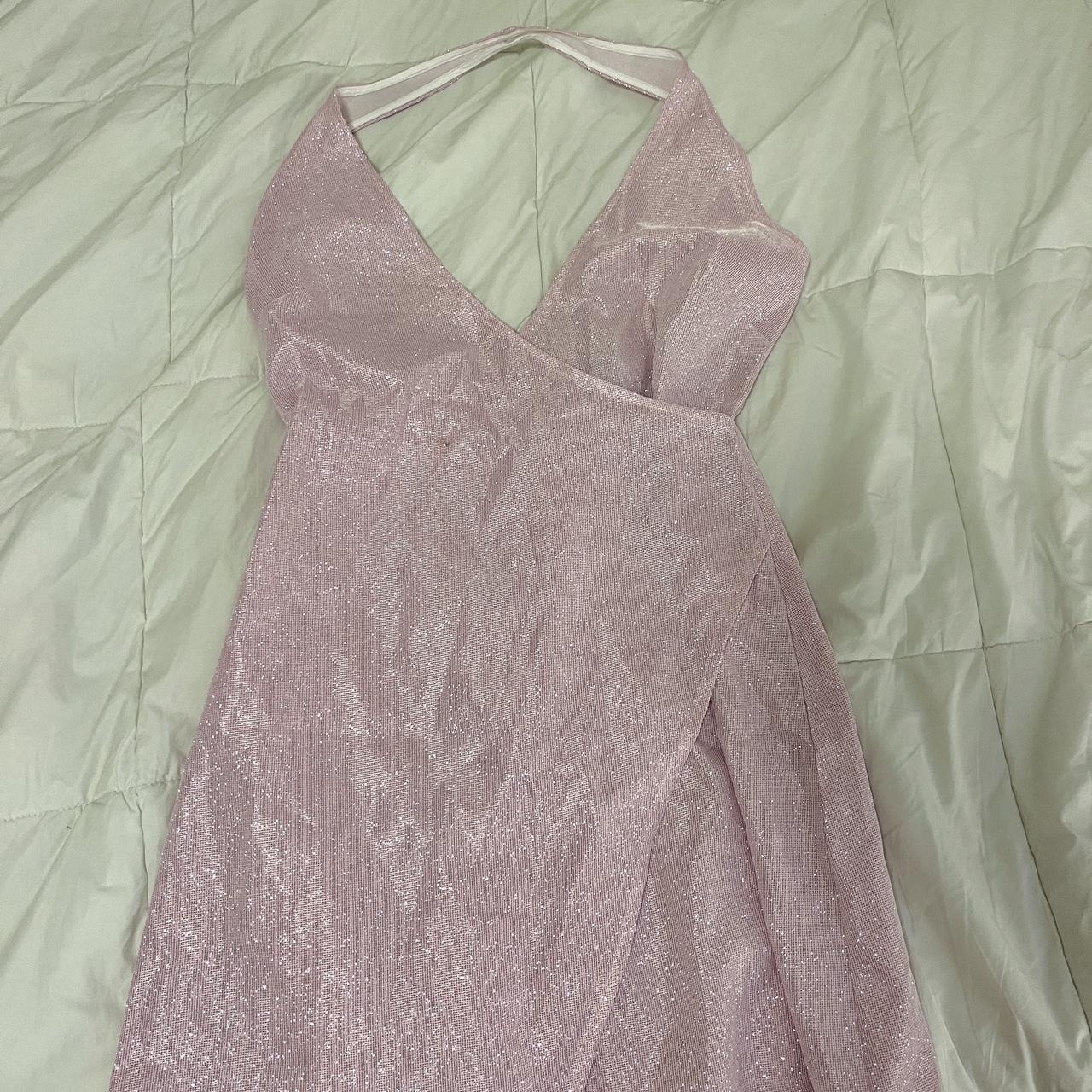 princess polly paris mini dress pink size 6 Depop