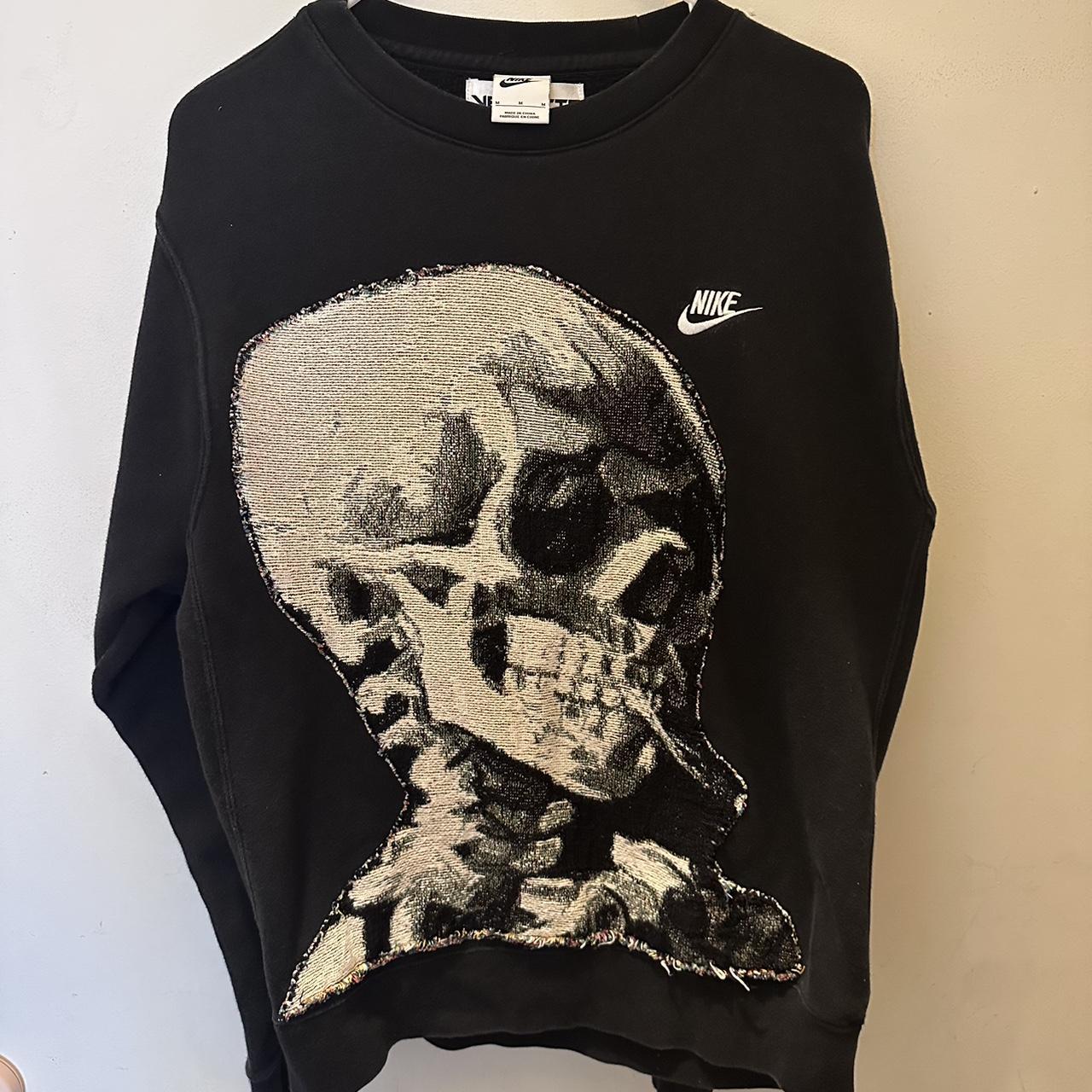 nike skull hoodie