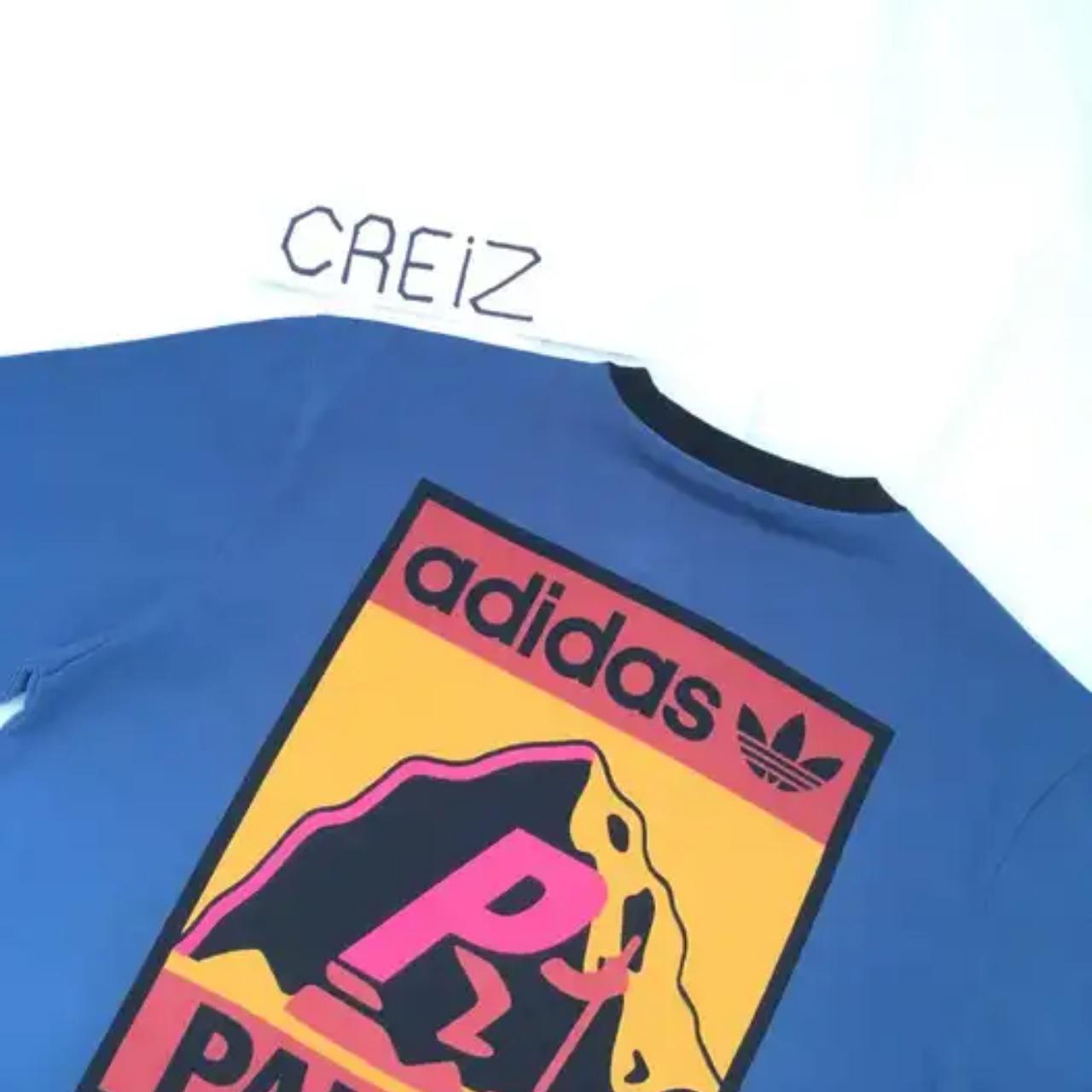 Palace X Adidas Ultimo Mountain Tee (Night | Depop