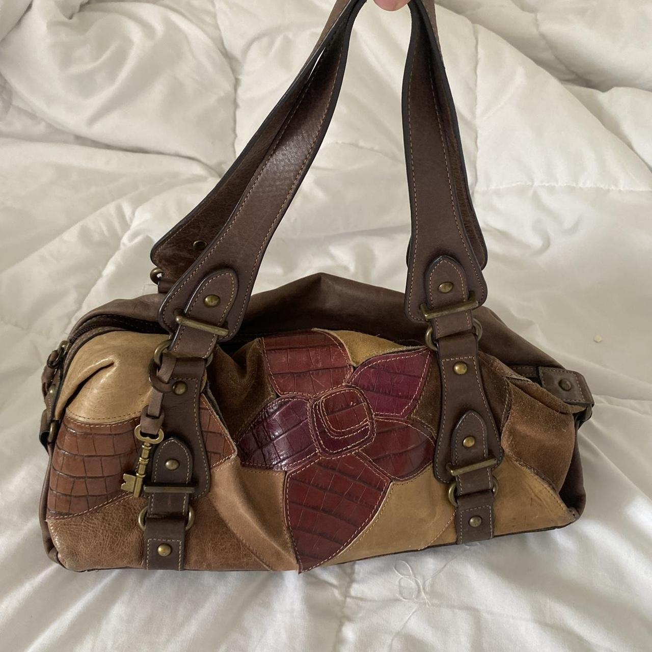 TRUE VINTAGE AUTHENTIC LEATHER SHOULDER BAG From the... Depop