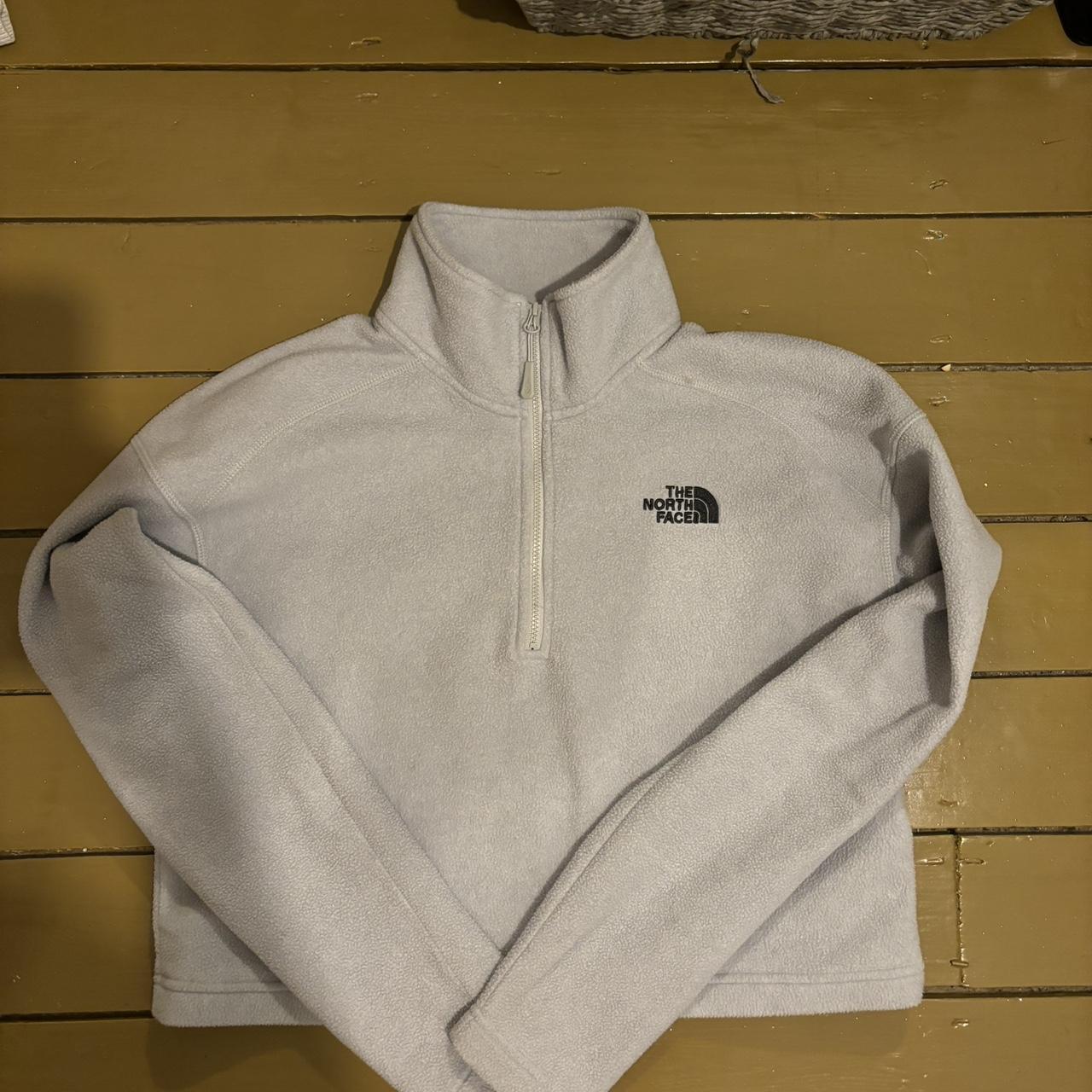 North face cropped fleece Size S Never worn just... - Depop