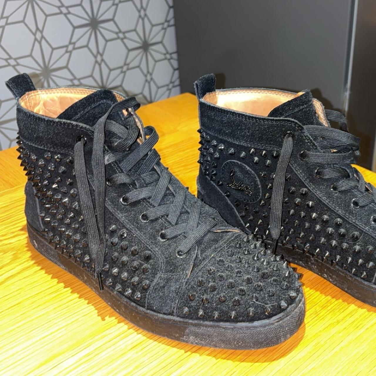 Black High Top Christian Louboutins,