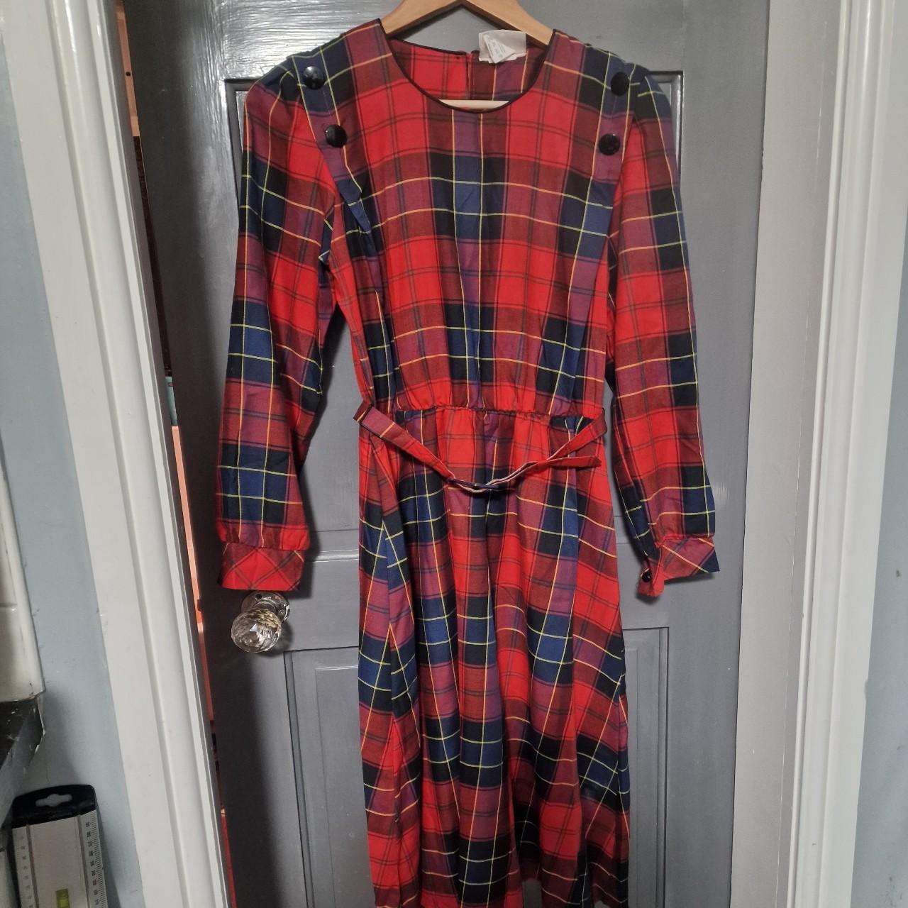 Debenhams tartan dress sale