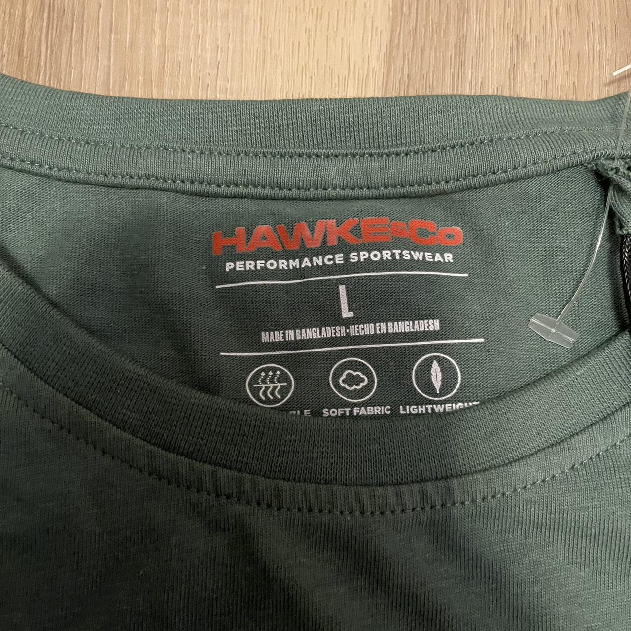 Hawke & Co. Men's Green and Blue T-shirt (3)