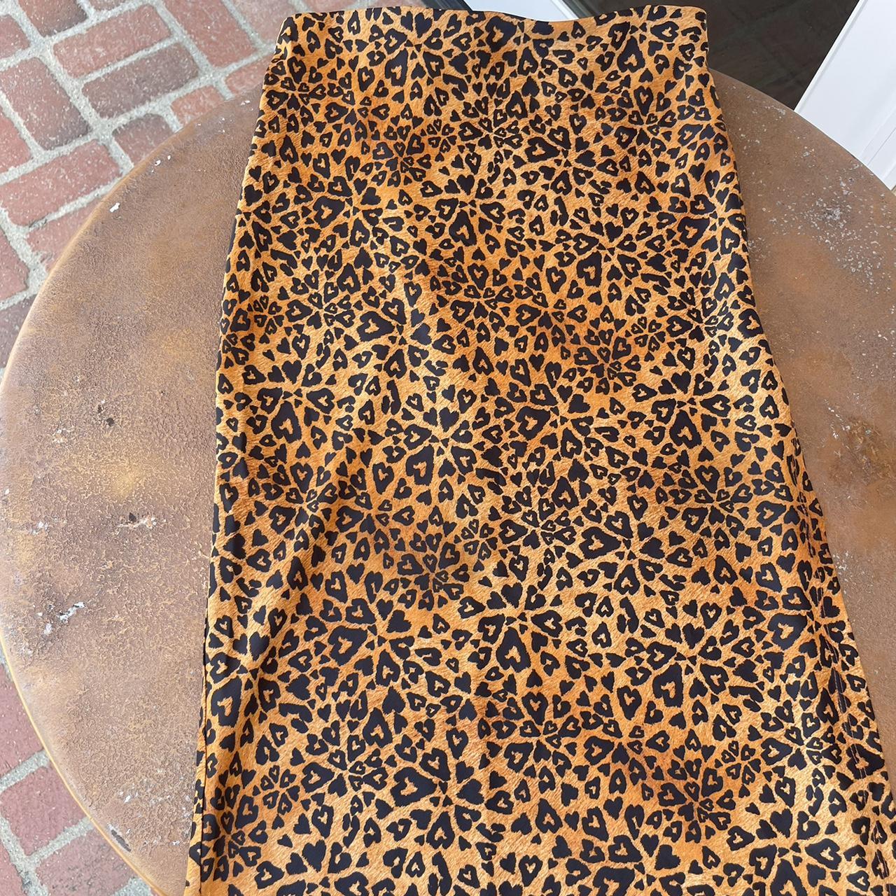 Cheetah midi skirt outlet urban outfitters