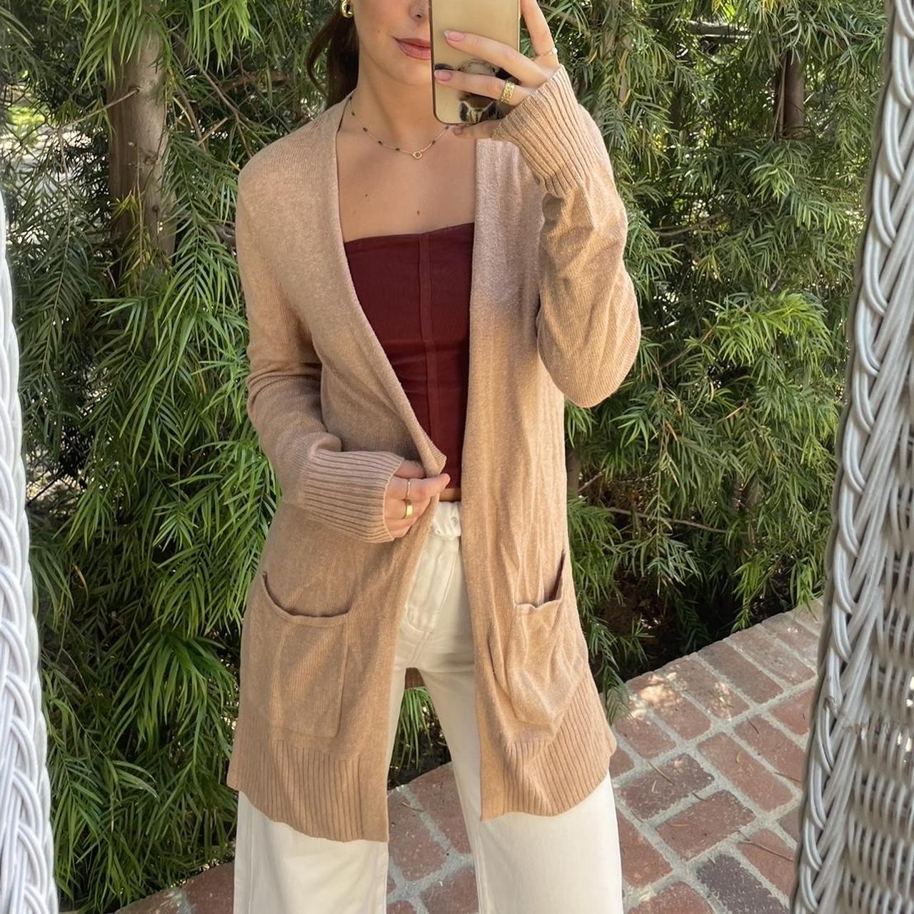 Old navy tan cardigan best sale