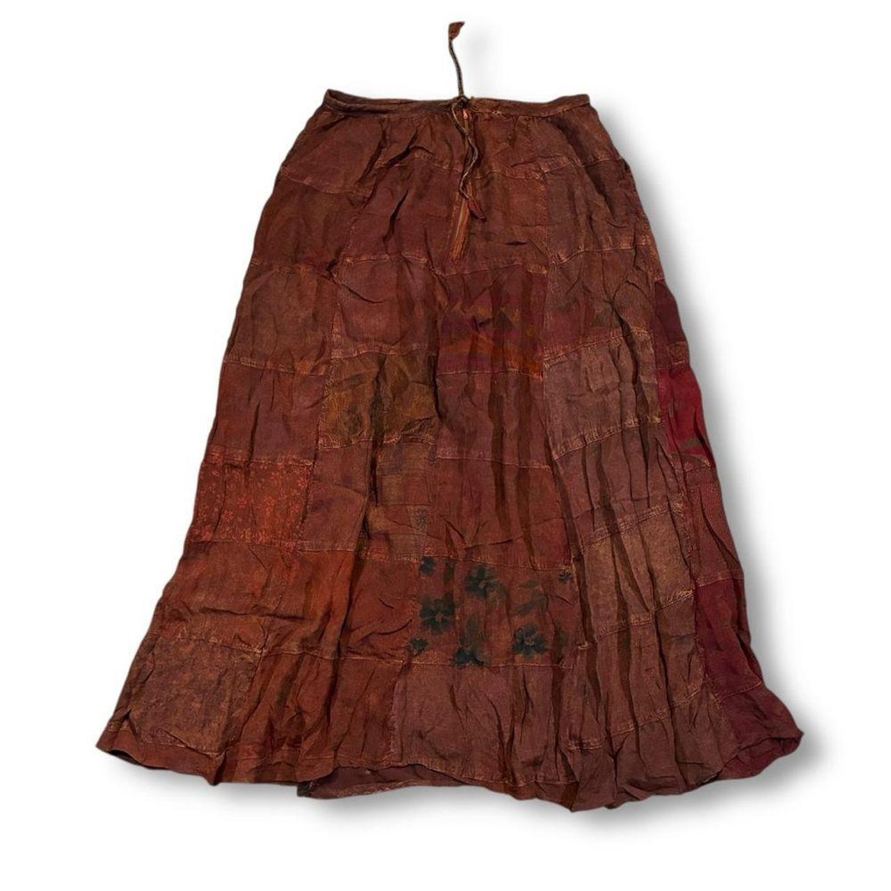 Source Unknown Women's Maxi Skirt - Red - M – Vin… - image 3