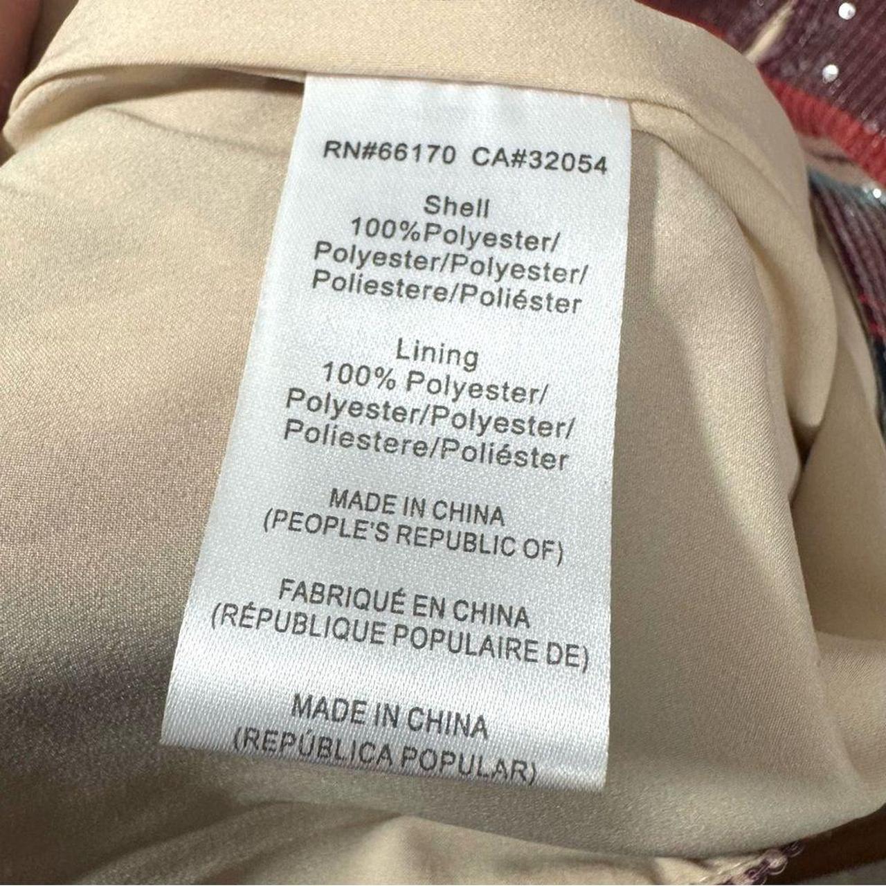 Source Unknown Women's Formal dresses - Red/Cream… - image 5