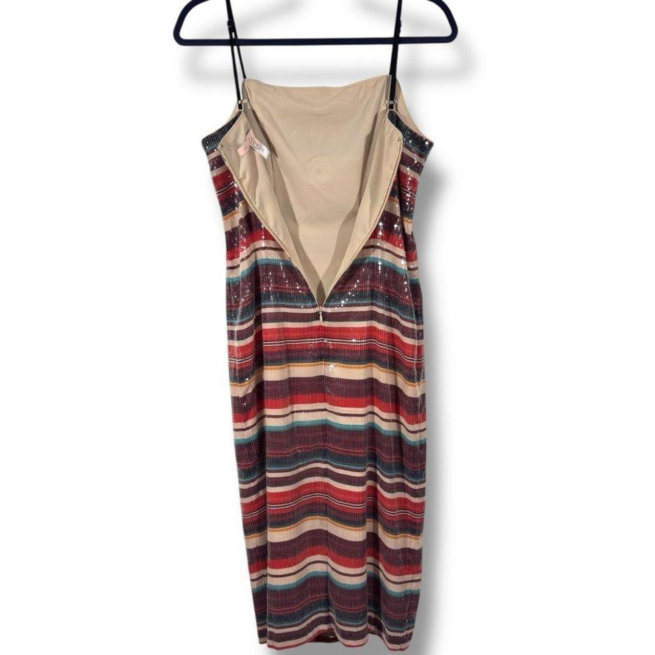 Source Unknown Women's Formal dresses - Red/Cream… - image 3