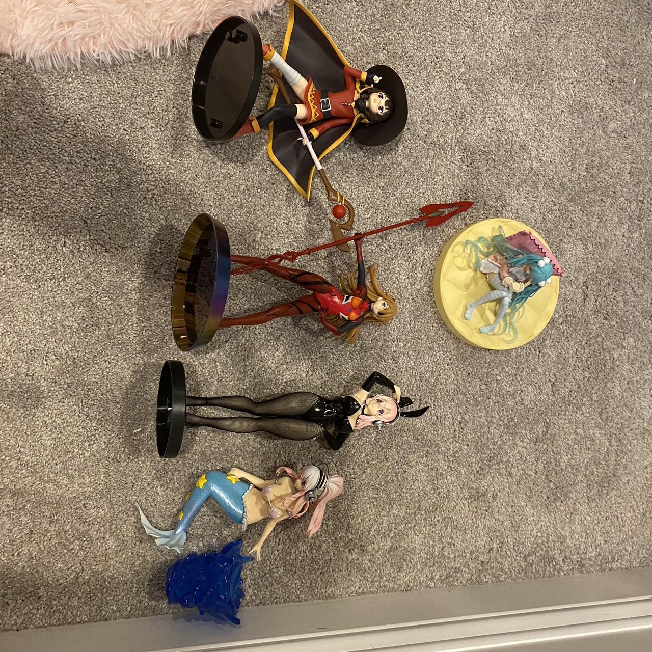 anime figures for sale all with boxes! price... Depop