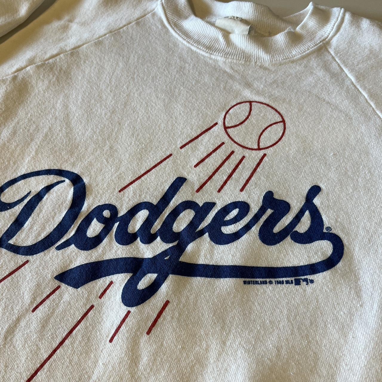 1988 Dodgers crewneck 💙 Size L/M (no size on tag) - Depop