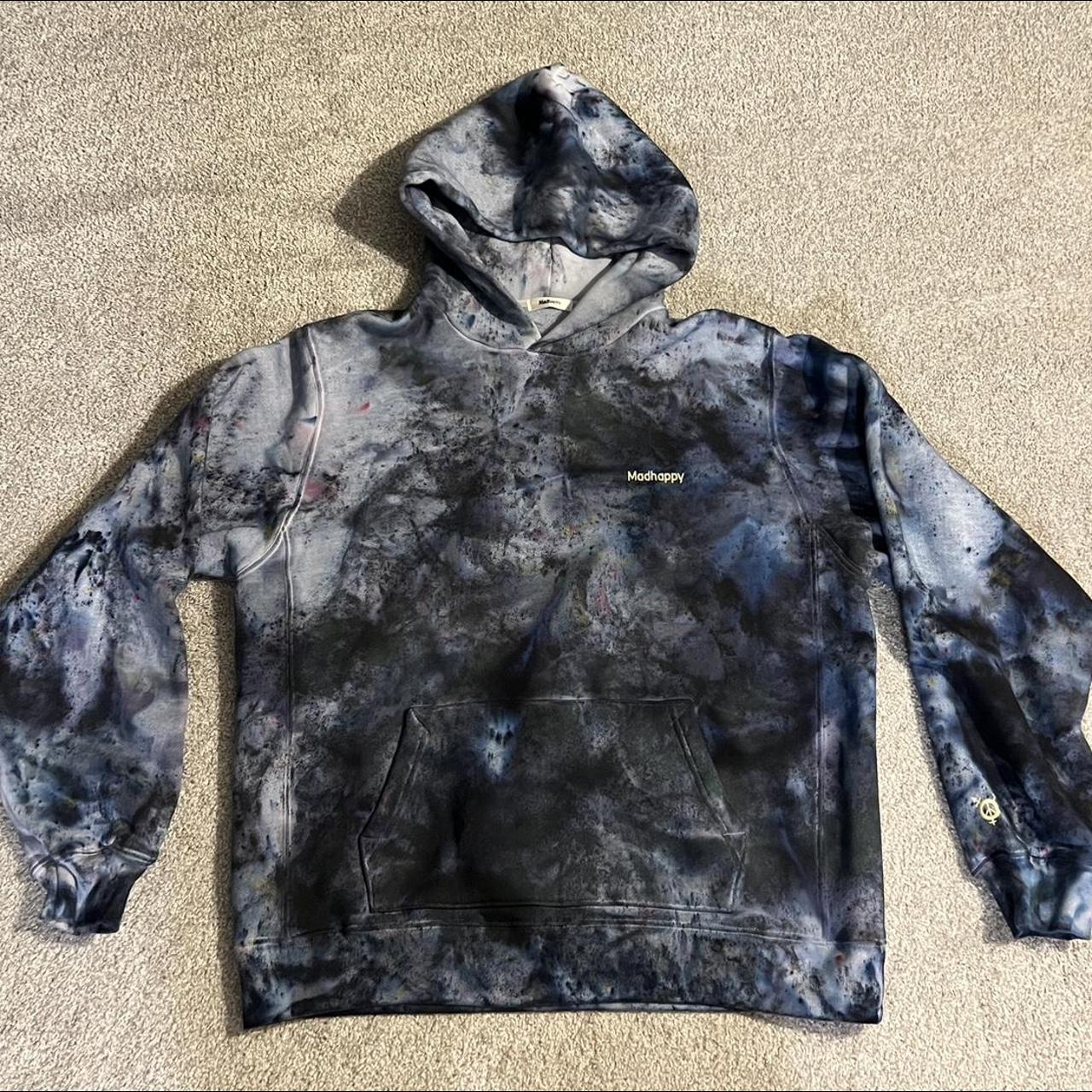 MADHAPPY TIE DYE LIMITED EDITION HOODIE size XL... - Depop