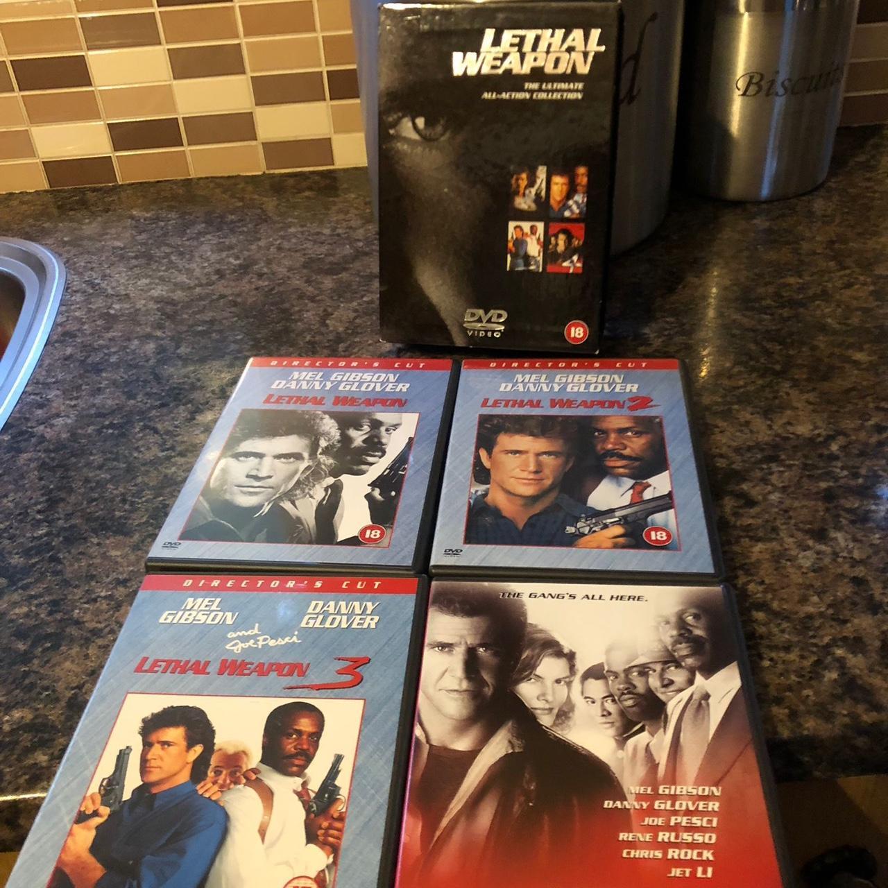 Lethal weapon dvd box set Dvd box set Dvd 1,2,3&4... - Depop