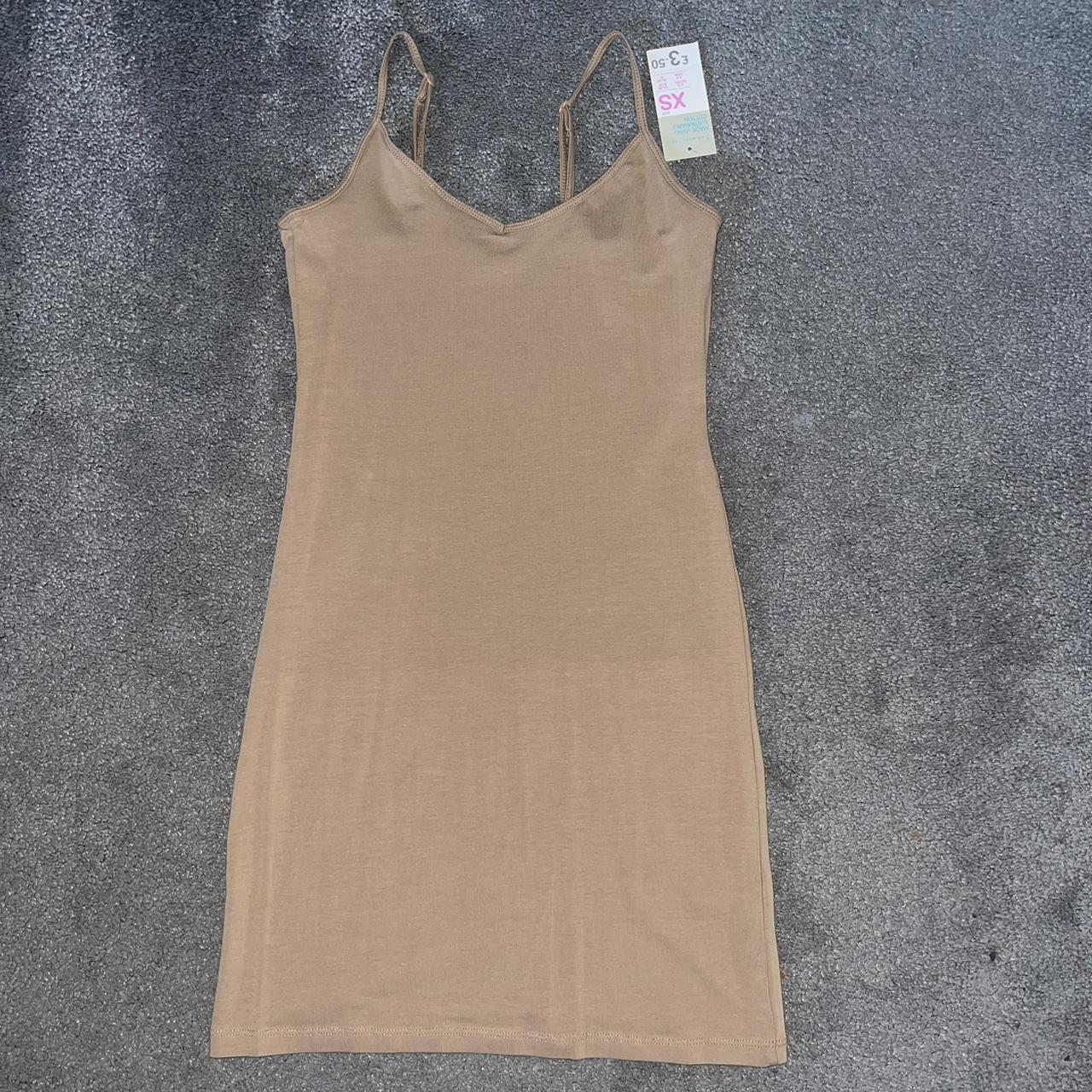 brown primark dress new with tags size XS - Depop