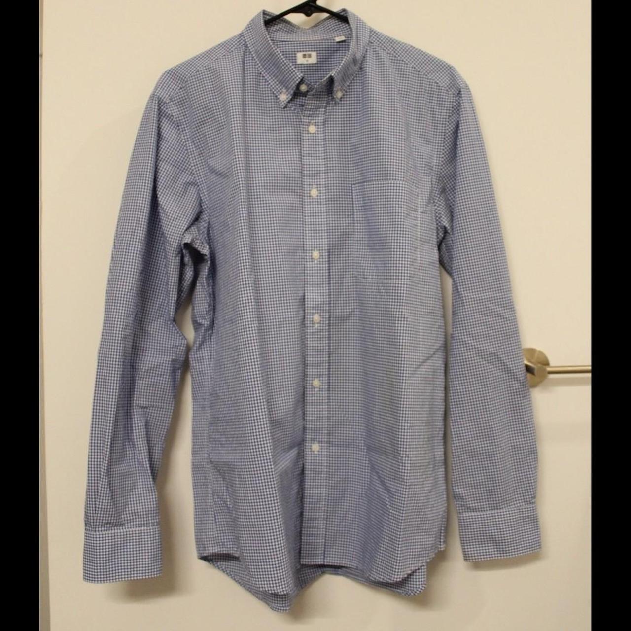 Uniqlo Easy Care Button Down Dress Shirt $10 OBO - Depop