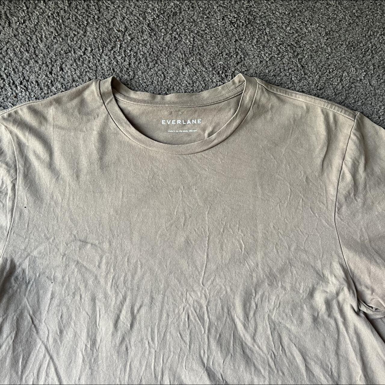 Everlane Tan Taupe TShirt size L lightly... Depop