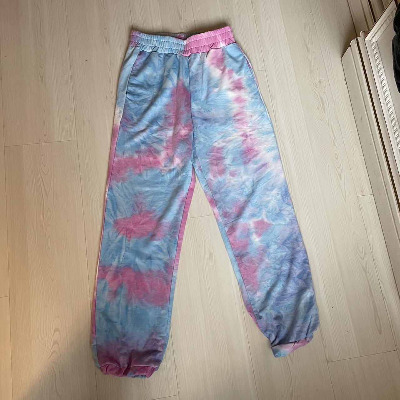 Cotton Candy Tie Dye SweatPants Size S Condition Depop