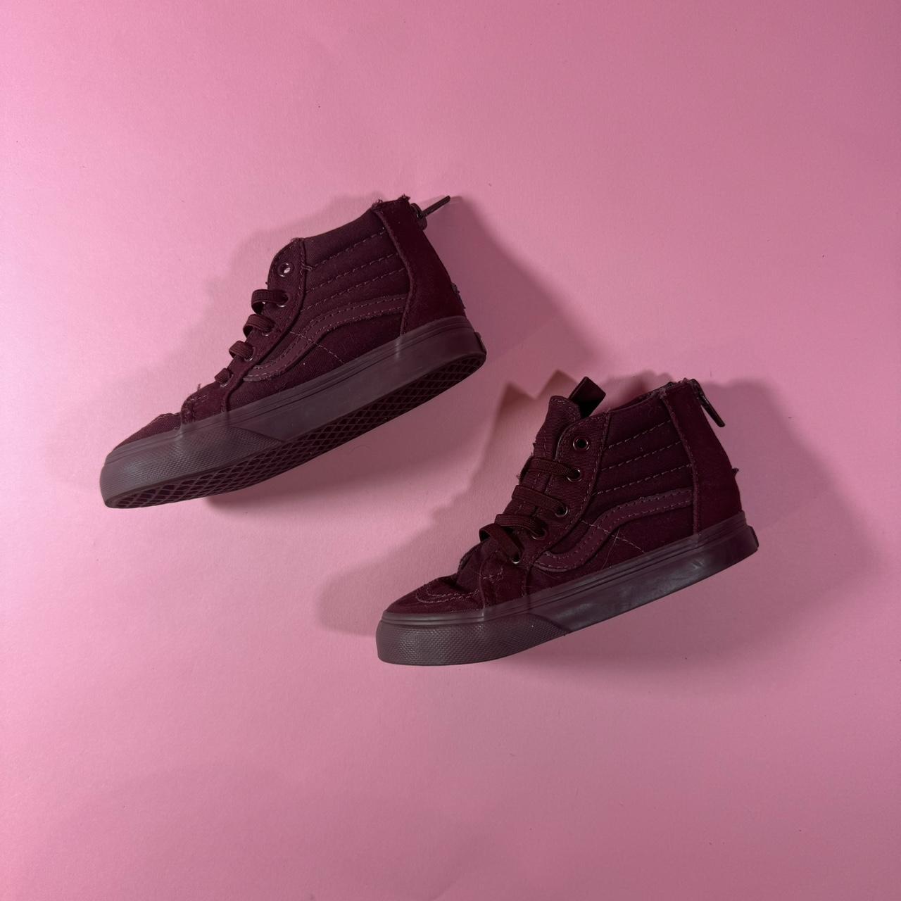 Burgundy toddler vans hotsell