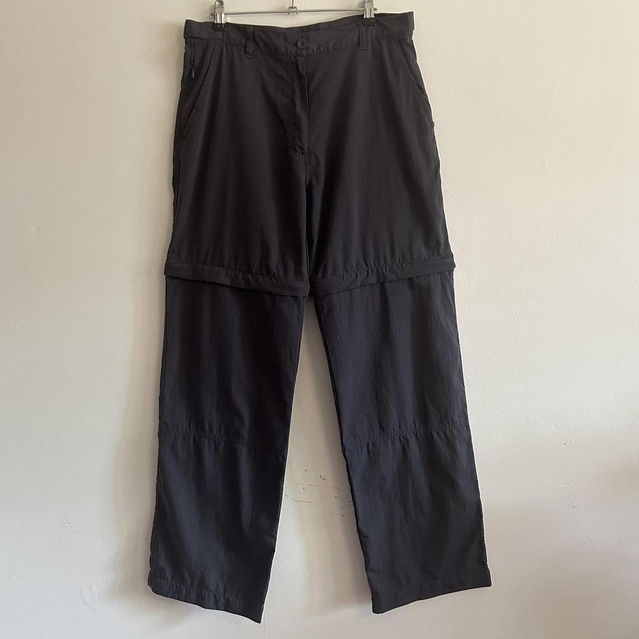 Kathmandu womens zip off pant Charcoal/ Dark Grey... Depop
