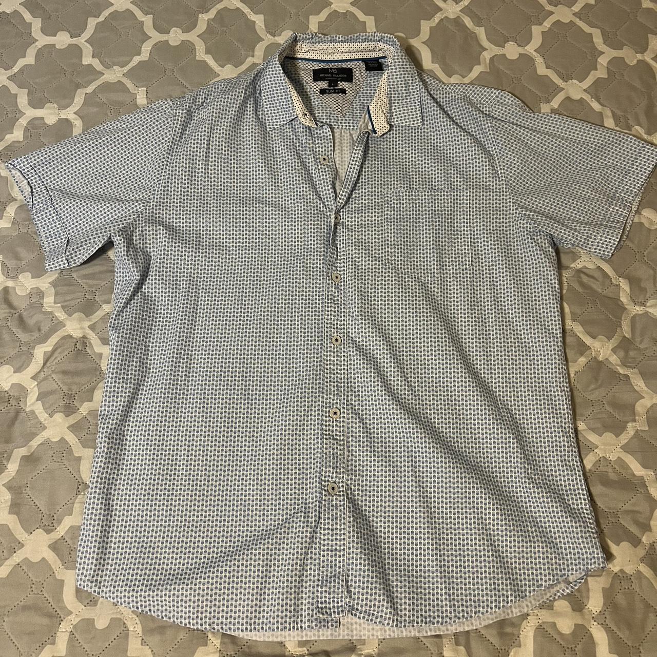 Michael Brandon Men’s Button Up Shirt Size:... - Depop