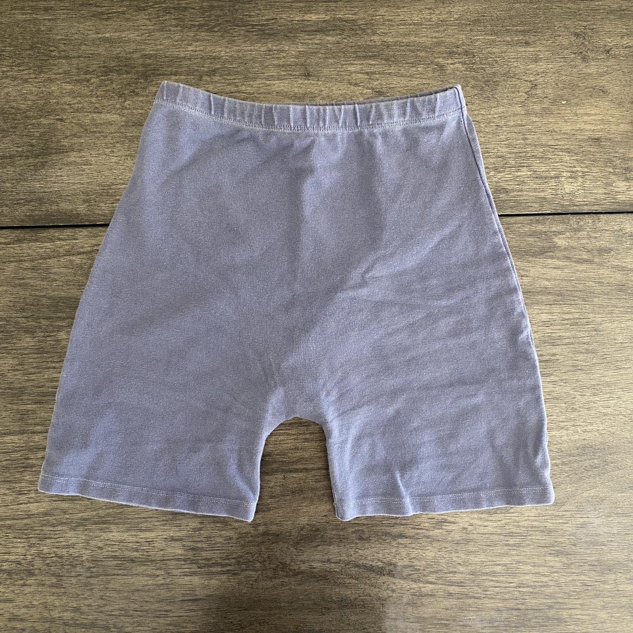 Brandy Melville Women's Blue Shorts | Depop