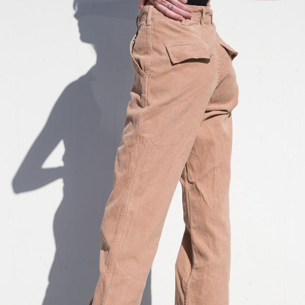 Brandy Melville J. Galt Shanghai Corduroy Pants In Brown Color Sz S