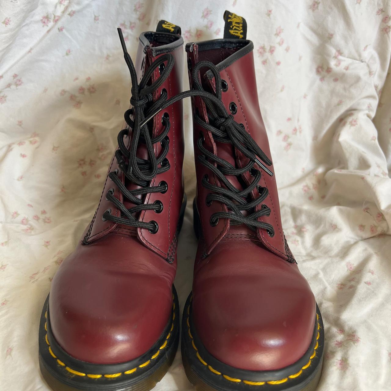 Dr martens burgundy 1460 8 eye boot boots online