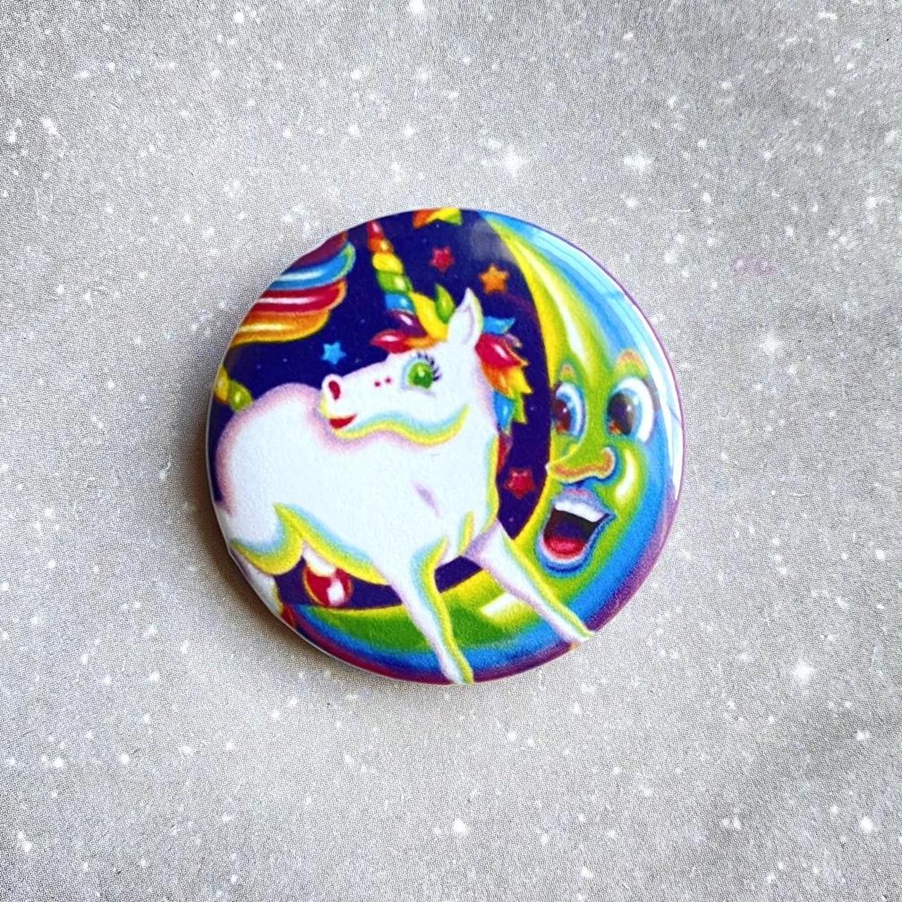 Lisa Frank unicorn moon pin 🌙, -You