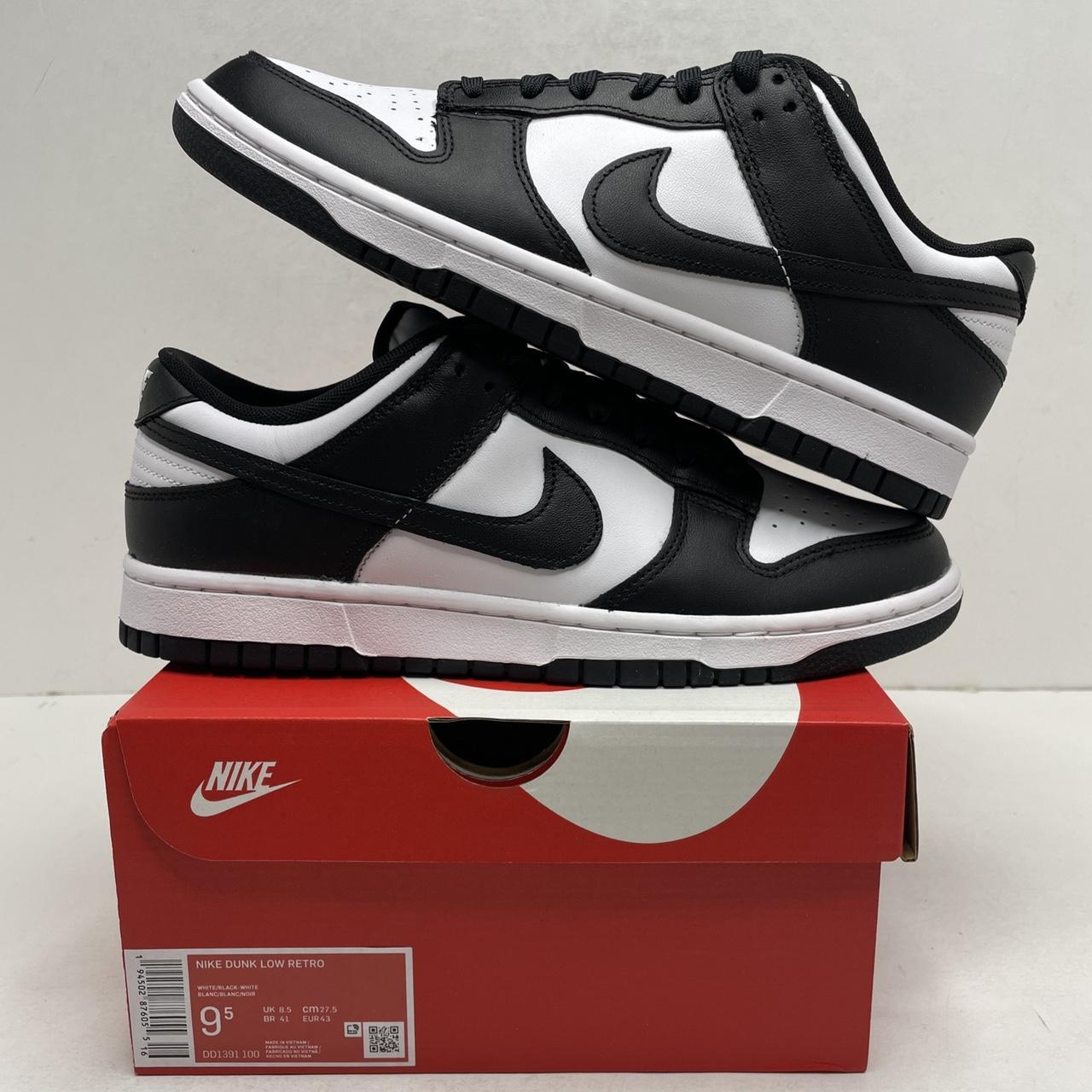 Nike Dunk Low Retro “Panda/Black White” 2022... - Depop