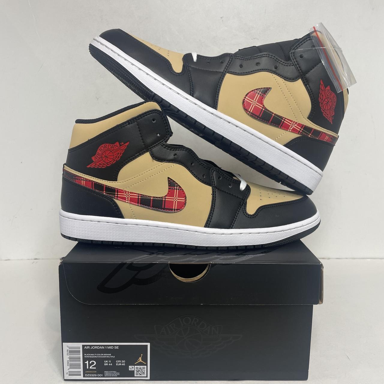 Air Jordan 1 Mid SE 'Tartan Swoosh