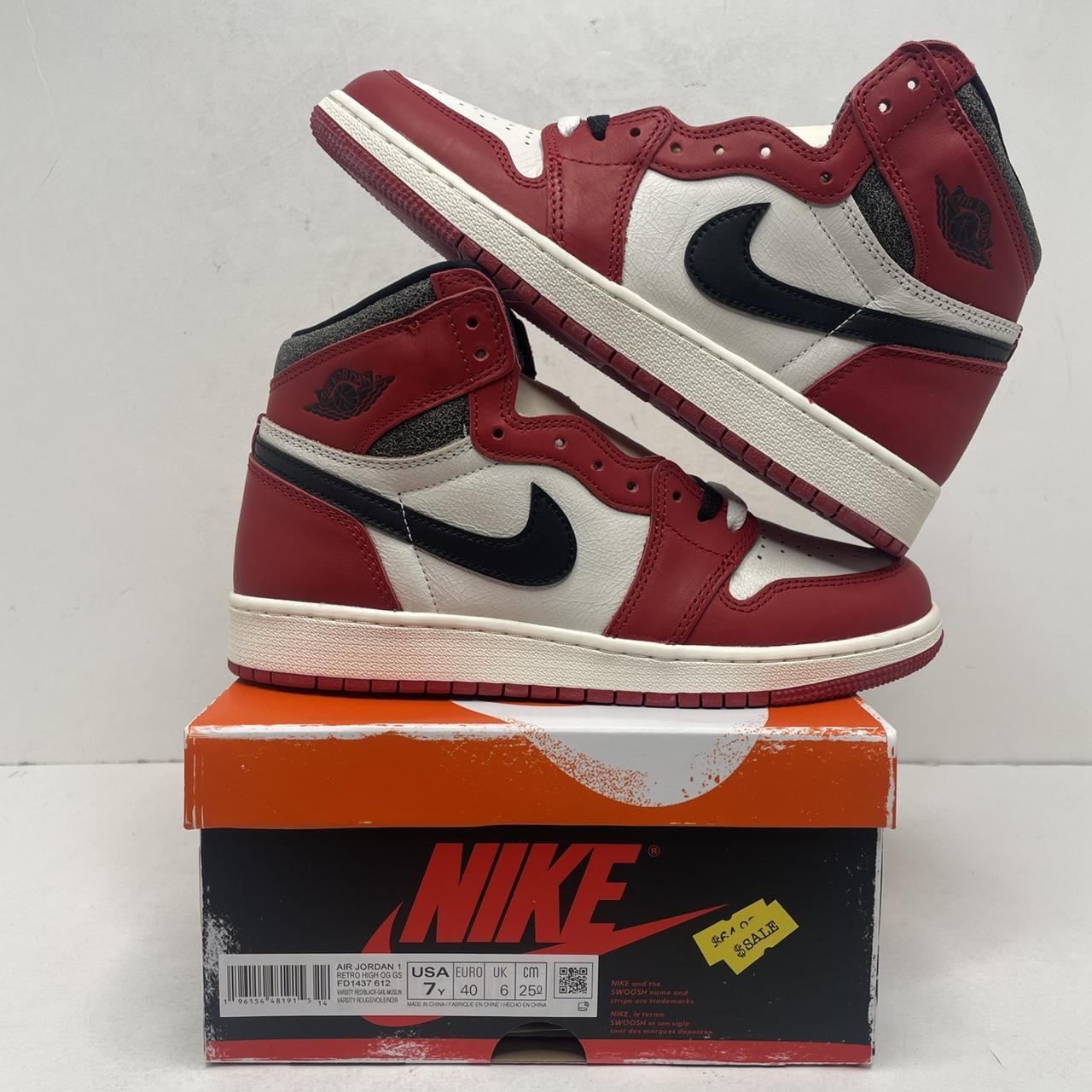 Nike Air Jordan 1 Retro High OG GS “Lost & Found”... - Depop