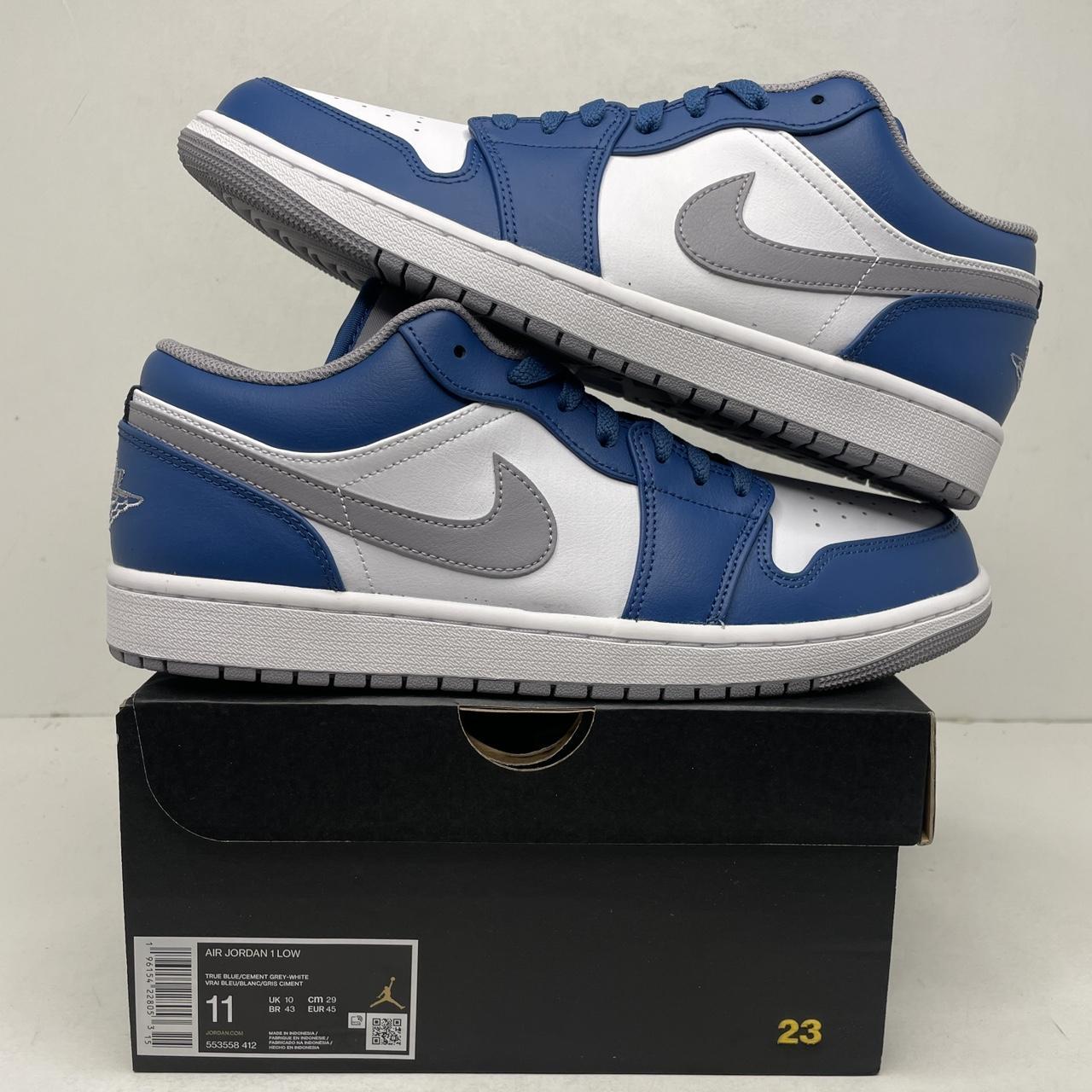 Air Jordan 1 Low True Blue 553558-412