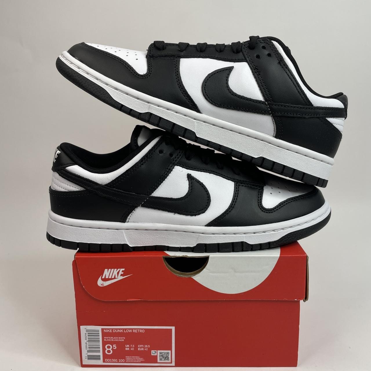 Nike Dunk Low Retro “Panda/Black White” 2022... - Depop