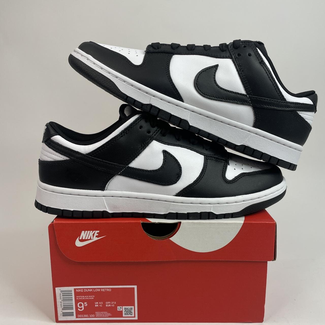 Nike Dunk Low Retro “Panda/Black White” 2022... - Depop