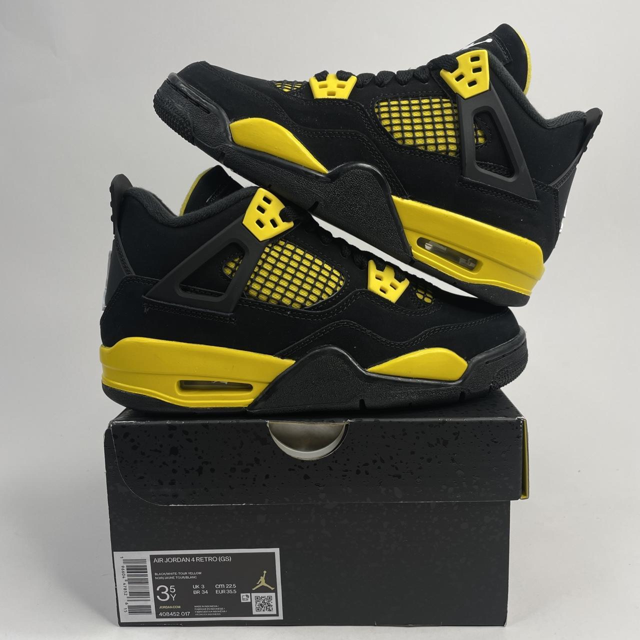 Nike Air Jordan 4 Retro GS “Thunder” 2023 408452-017... - Depop