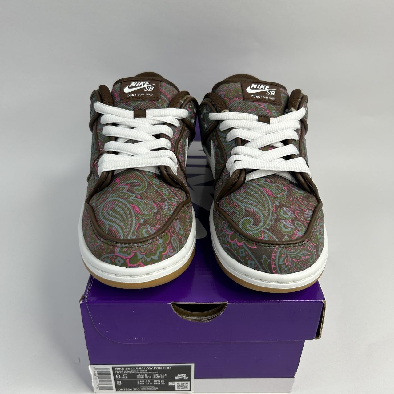 Nike Dunk Low Pro SB “Brown Paisley” 2023 DH7534-200... - Depop