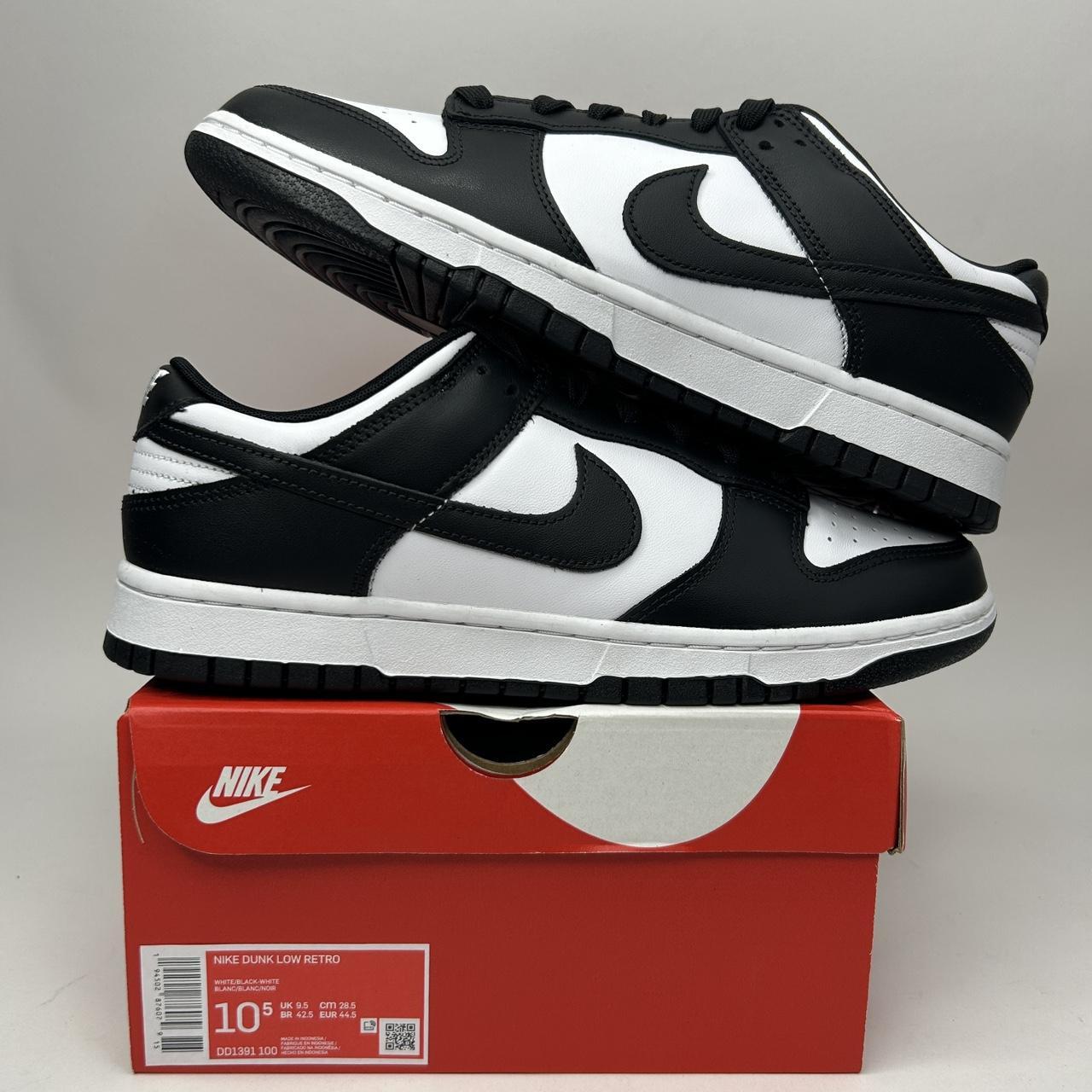 Nike Dunk Low Retro “Panda/Black White” 2022... - Depop