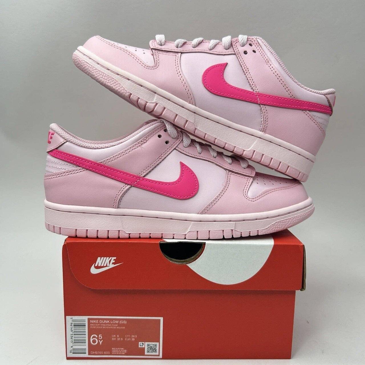 Nike Dunk Low GS “Triple Pink/Pink Panther” 2023... - Depop