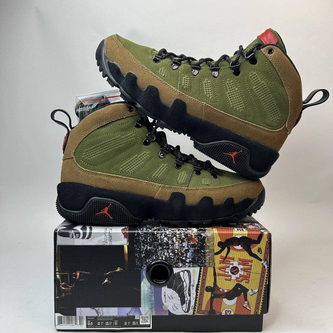 Nike Air Jordan 9 Retro Boot NRG “Beef and Broccoli”... - Depop