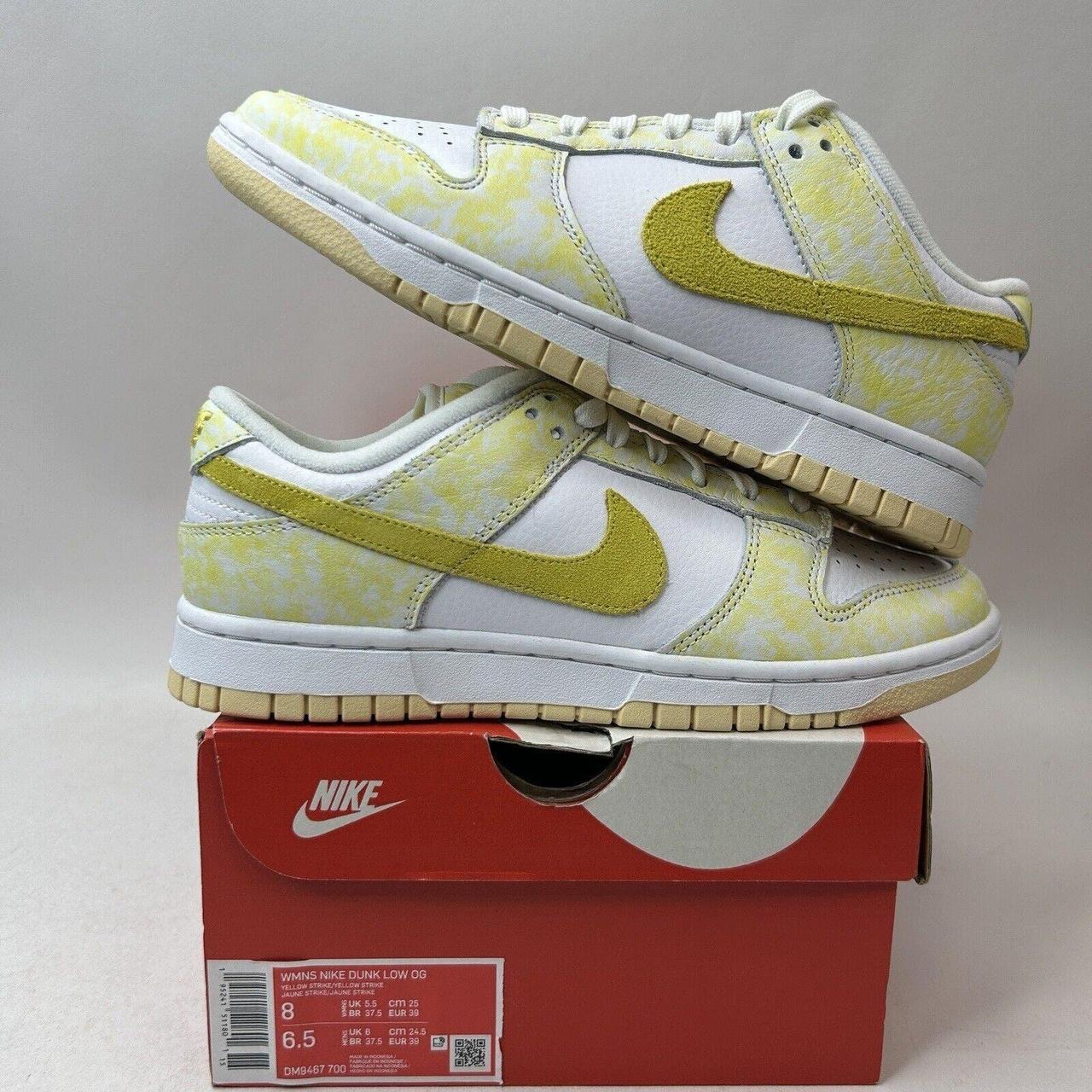 Nike Shoes Dunk Low WMNS OG “Yellow Strike”... - Depop