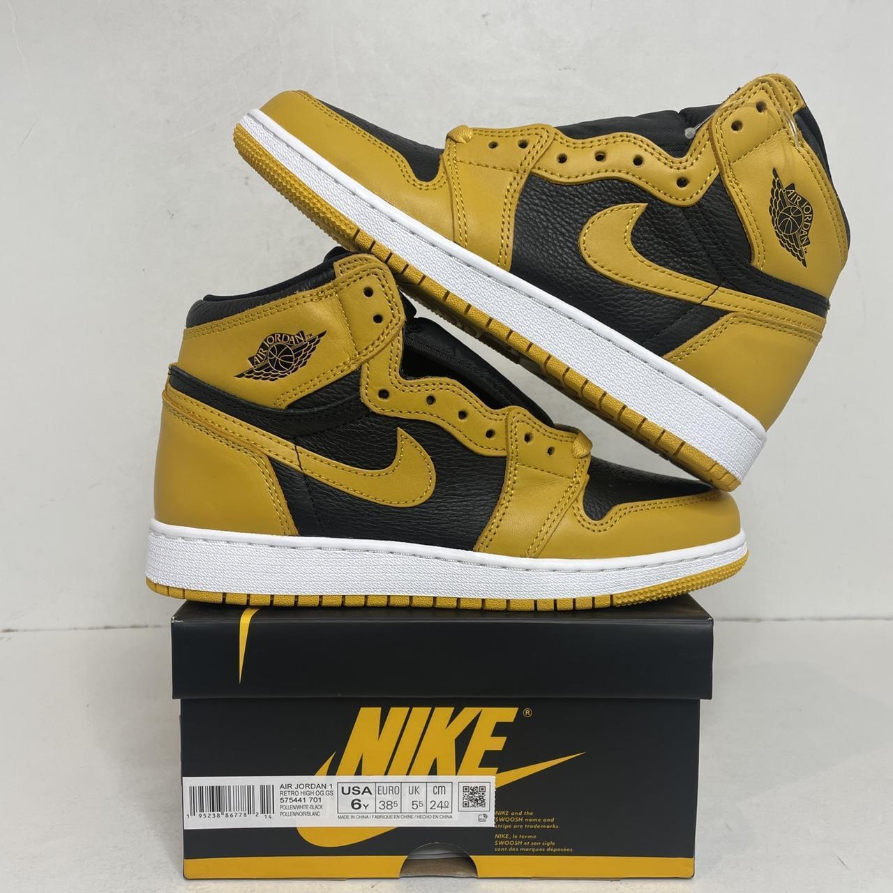 Nike buy Air Jordan 1 Retro High OG GS Pollen 575441-701 Size 6Y Women's Size 7.5