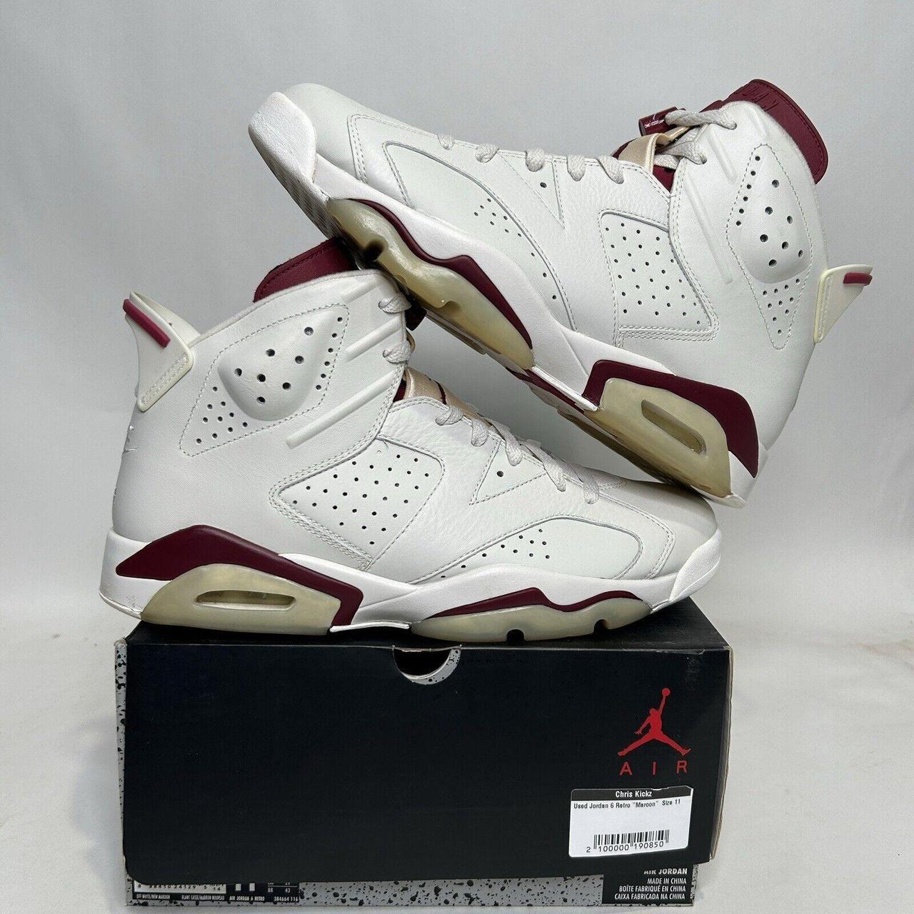 air jordan 6 retro maroon mens